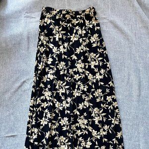 Vintage Herman Giest Floral Midlength Midi skirt Size Small